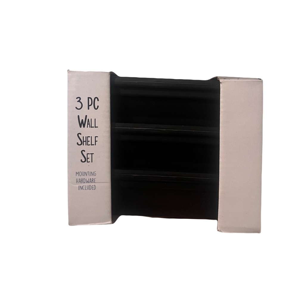 3 piece wall shelf set